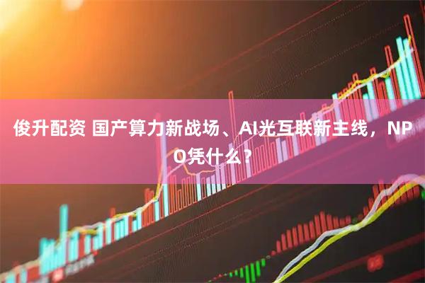 俊升配资 国产算力新战场、AI光互联新主线,NPO凭什么?
