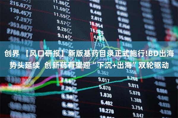 创界 【风口研报】新版基药目录正式施行!BD出海势头延续  创新药有望迎“下沉+出海”双轮驱动